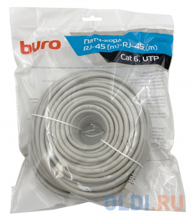  - Buro UTP 4  cat6 CCA molded 30  RJ-45 (m)-RJ-45 (m)  