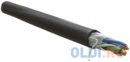    WRline WR-UTP-4P-C5E-PE-BK .5E U/UTP 4X2X24AWG PE  305   