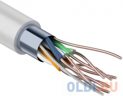  REXANT (01-0143-R)    F/UTP, CAT 5e, PVC, 4PR, 24AWG, INDOOR, SOLID, , 305  