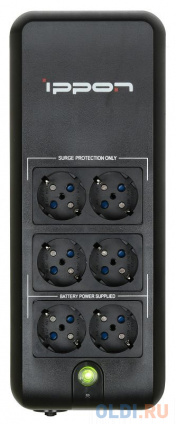   Ippon Back Verso 400 400VA/200W (4+2 EURO)  