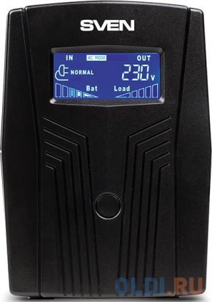   SVEN Pro 650 650VA/390W LCD, USB, RJ-45 (2 EURO)  