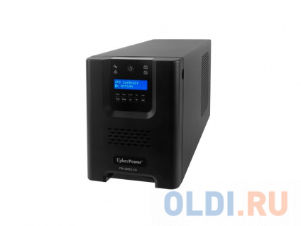   CyberPower PR1000ELCD 1000VA/900W USB/RS-232/EPO/SNMPslot/RJ11/45 (8 IEC)  