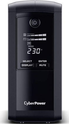  UPS CyberPower VP700EILCD {700VA/390W USB/RS-232/RJ11/45 (6 IEC 13)}   