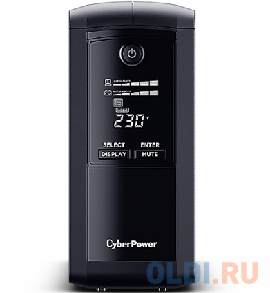  UPS CyberPower VP1000EILCD {1000VA/550W USB/RS-232/RJ11/45 (6 IEC 13)}  