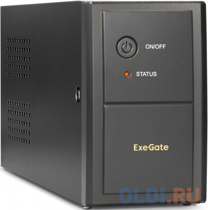  Exegate EP285555RUS  ExeGate Power Back BNB-650.LED.AVR.EURO.RJ.USB &lt;650VA/360W, LED, AVR,2 , RJ45/11, USB, Black&gt;   