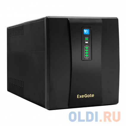  Exegate EP285490RUS  ExeGate SpecialPro UNB-1200.LED.AVR.EURO.RJ.USB &lt;1200VA/750W, LED, AVR, 4 , RJ45/11, USB, Black&gt;  -