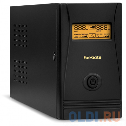  Exegate EP285579RUS  ExeGate SpecialPro Smart LLB-600.LCD.AVR.C13.RJ.USB &lt;600VA/360W, LCD, AVR, 4*IEC-C13, RJ45/11, USB, Black&gt;  