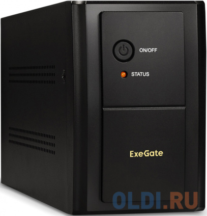  Exegate EP285489RUS  ExeGate SpecialPro UNB-1200.LED.AVR.C13.RJ &lt;1200VA/750W, LED, AVR, 6*IEC-C13, RJ45/11, Black&gt;  -