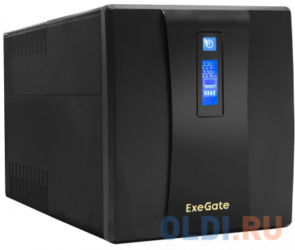  Exegate EP285503RUS  ExeGate SpecialPro Smart LLB-1500.LCD.AVR.EURO.RJ &lt;1500VA/950W, LCD, AVR, 4 , RJ45/11, Black&gt;  --