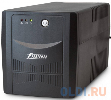  UPS POWERMAN Back Pro 1050, line-interactive, 1050VA, 600W, 4 euro sockets with backup power, battery 12V 7Ah 2 pcs., 353mm x 149mm x162mm, 7.9 kg.   