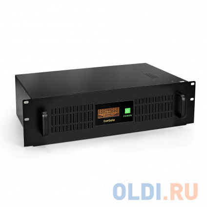   ExeGate ServerRM UNL-1500.LCD.AVR.4C13.RJ.USB.3U &lt;1500VA/900W, LCD, AVR, 4*C13, RJ45/11, USB, 3U,  , Black&gt;  