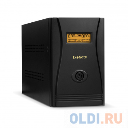   ExeGate SpecialPro Smart LLB-2200.LCD.AVR.6C13.RJ.USB &lt;2200VA/1300W, LCD, AVR, 6*C13,RJ45/11,USB,  , Black&gt;  -