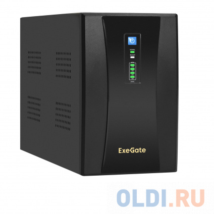  Exegate EX292609RUS  ExeGate SpecialPro UNB-2000.LED.AVR.2SH.RJ.USB &lt;2000VA/1200W, LED, AVR,2*Schuko, RJ45/11, USB,  , Black&gt;  --