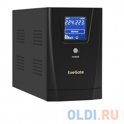  Exegate EX292634RUS  ExeGate SpecialPro Smart LLB-2200.LCD.AVR.4C13.RJ.USB &lt;2200VA/1300W, LCD, AVR, 4*C13,RJ45/11,USB,  , Black&gt;  