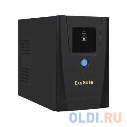   ExeGate SpecialPro UNB-650.LED.AVR.1SH.2C13 &lt;650VA/360W, LED, AVR, 1*Schuko+2*C13,  , Black&gt;  