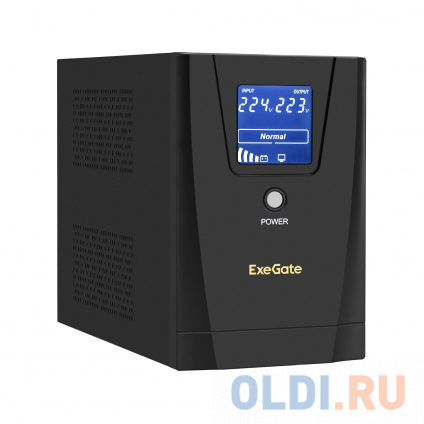   ExeGate SpecialPro Smart LLB-1200.LCD.AVR.2SH.3C13 &lt;1200VA/750W, LCD, AVR, 2*Schuko+3*C13, .,  , Black&gt;  -