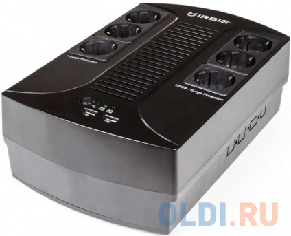  IRBIS UPS Personal plus 800VA/480W, AVR, 6xSchuko outlets(6 w battery support), 1 years warranty   