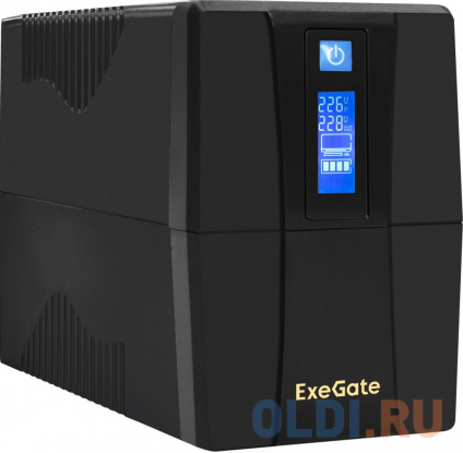   ExeGate SpecialPro Smart LLB-1000.LCD.AVR.2SH.RJ.USB &lt;1000VA/550W, LCD, AVR, 2*Schuko,RJ45/11,USB, Black&gt;  -