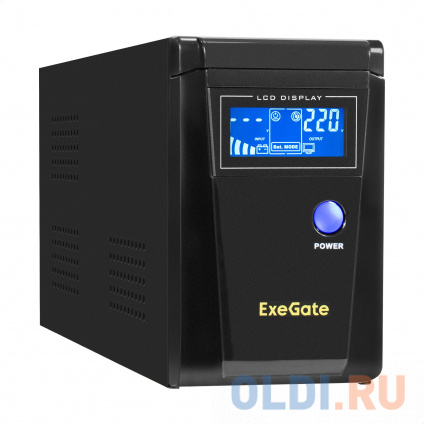   (, ,  ) ExeGate SineTower SN-600.LCD.AVR.2SH &lt;600VA/360W,  , LCD , AVR, 2*Schuko, -, Black&gt;   
