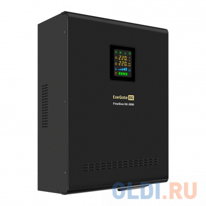   (, ,  , ) ExeGate FineSine SX-3000.LCD.AVR.2SH.T &lt;3000VA/2100W,  ,  LCD-, AVR, 2*Schuko+, -,   48  200 ( ),    