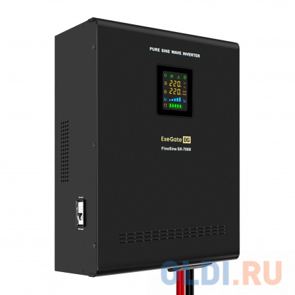   (, ,  , ) ExeGate FineSine SX-7000.LCD.AVR.2SH.T &lt;7000VA/5000W,  ,  LCD-, AVR, 2*Schuko+, -,   48  200 ( ),    --