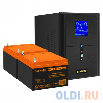    Exegate SineTower SZ-2000.LCD.AVR.3SH.1C13.USB 2000VA  --