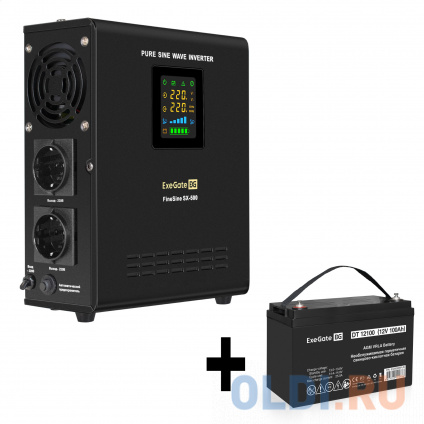    EX295995RUS +  100A EX282985RUS 1 (, ,  , ) ExeGate FineSine SX-500.LCD.AVR.2SH &lt;500VA/300W,  ,  LCD-, AVR, 2*Schuko, -,  /  