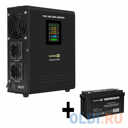    EX295996RUS +  120A EX282988RUS 1 (, ,  , ) ExeGate FineSine SX-800.LCD.AVR.2SH +  ExeGate DT 12120 (12, 120) 1  