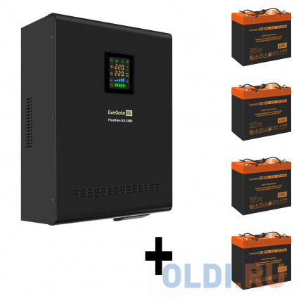    EX296003RUS +  55A EX285652RUS 4 (, ,  , ) ExeGate FineSine SX-3000.LCD.AVR.2SH.T &lt;3000VA/2100W,  ,  LCD-, AVR, 2*Schuko+, -,  ,    