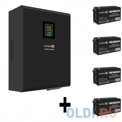    EX296003RUS +  65A EX282980RUS 4 (, ,  , ) ExeGate FineSine SX-3000.LCD.AVR.2SH.T &lt;3000VA/2100W,  ,  LCD-, AVR, 2*Schuko+, -,  ,    