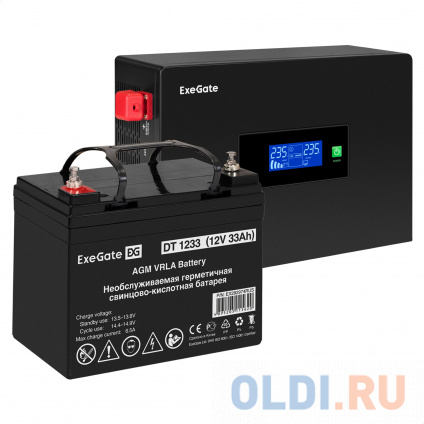    EX295993RUS +  33A EX282974RUS 1 (, ,  , PF=1, ) ExeGate IdealSine SR-1000.LCD.2SH &lt;1000VA/1000W,  ,  LCD-, 2*Schuko,  , Black&gt; +  ExeGate DT 1233 (  