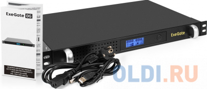   ExeGate 1U ServerRM UNL-650.LCD.AVR.4C13.RJ.USB.1U &lt;650VA/360W, LCD, AVR, 4*C13, RJ, USB, 1U,   , Black&gt;   