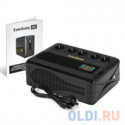   Exegate NEO Smart BU-1000.LCD.AVR.5SH.RJ.USB 1000VA  