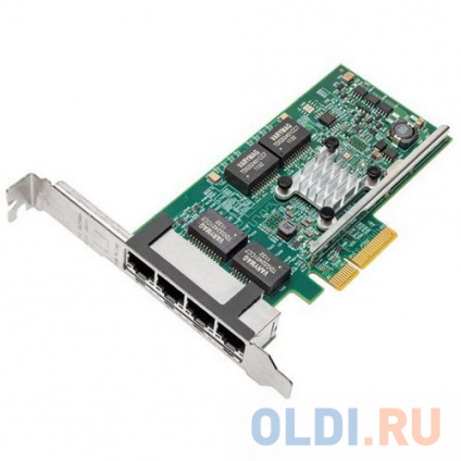    Broadcom 5719 Network Adapter, 4x1GbE (RJ-45), TOE and iSCSI Offload, PCIE x4, Full Height and LowProfile   