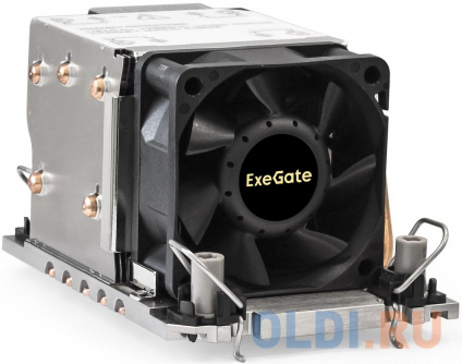   ExeGate ESNK-P0078AP4.PWM.2U.4189.Cu (Al+Cu, 2U, 5 . , LGA 4189, TDP 300W, Fan 80mm, PWM, 2100-8000RPM, 2 ball bearing, 4pin, 54,3db, 400,  ,  , Retail box)  -