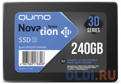  SSD  QUMO Q3DT-240GAEN 240 Gb SATA-III Q3DT-240GAEN  