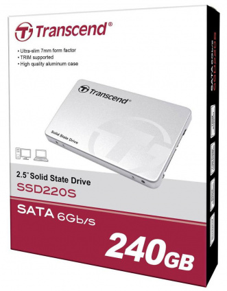  SSD  Transcend SSD220S 240 Gb SATA-III  