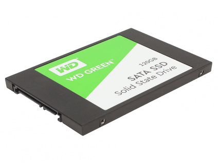    SSD 2.5&quot; 120 Gb Western Digital Green WDS120G2G0A Read 545Mb/s Write 430Mb/s TLC  