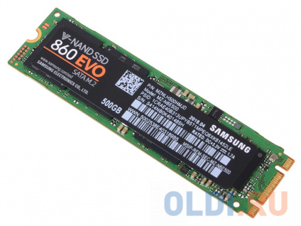    SSD M.2 500 Gb Samsung 860 EVO MZ-N6E500BW Read 550Mb/s Write 520Mb/s MLC  