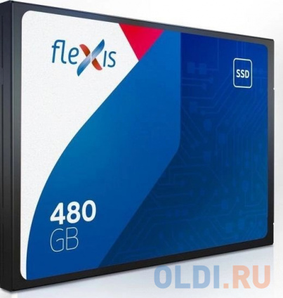    SSD 2.5&quot; 480 Gb Flexis FSSD25TBP-480 Read 540Mb/s Write 490Mb/s 3D NAND TLC  