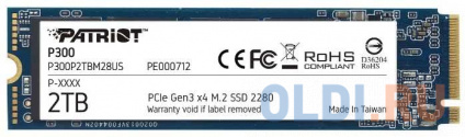  SSD  Patriot P300 2 Tb PCI-E 3.0 x4 P300P2TBM28   