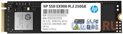  SSD  HP EX900 250 Gb PCI-E 3.0 x4  