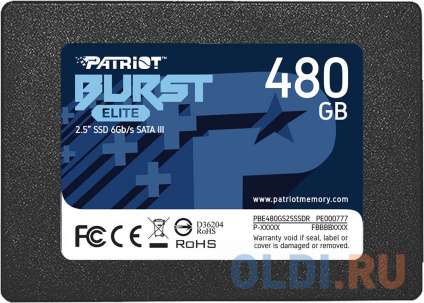  SSD  Patriot Burst Elite 480 Gb SATA-III  