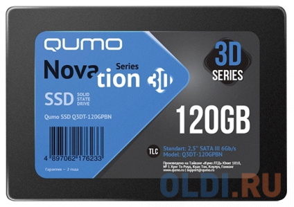  SSD  QUMO Q3DT-120GSCY 120 Gb SATA-III Q3DT-120GSCY  