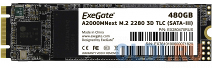  SSD  Exegate Next 480 Gb SATA-III  -