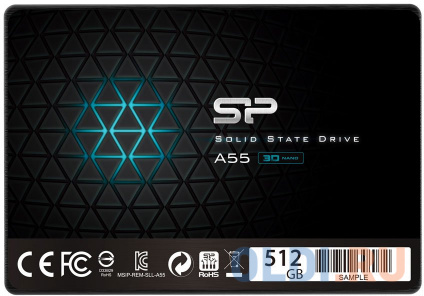  SSD  Silicon Power Ace A55 512 Gb SATA-III  