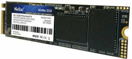  SSD  Netac N950E Pro 2 Tb PCI-E 3.0 x4  --