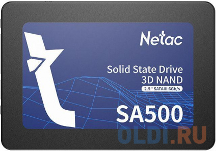   SSD Netac SATA III 120Gb NT01SA500-120-S3X SA500 2.5&quot;  