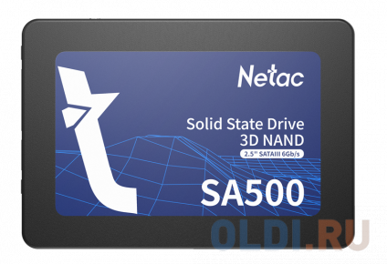   SSD Netac SATA III 256Gb NT01SA500-256-S3X SA500 2.5&quot;  