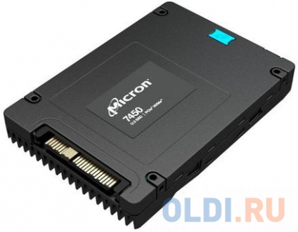  Micron SSD 7450 MAX, 1600GB, U.3(2.5&quot; 15mm), NVMe, PCIe 4.0 x4, 3D TLC, R/W 6800/2700MB/s, IOPs 800 000/250 000, TBW 8700, DWPD 3 (12 .)  --